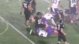 Did High School Football Officials Throw A Live or Dead Ball Personal Foul Flag [upl. by Atinuahs61]