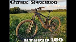 Cube Stereo Hybrid 160 HPC SL 2020  Hometrails  052020 [upl. by Romilly]