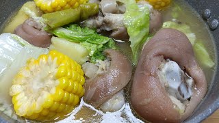 NILAGANG PATA NG BABOY RECIPE  BRAISED PORK HOCK SOUP  PATA NG BABOY RECIPE [upl. by Dasie]