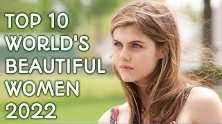 Top 10 Most Beautiful Women In The World 2022 [upl. by Hniht709]