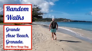 A Walk along Grande Anse Beach Grenada [upl. by Colbye]