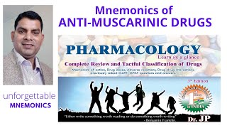 ANTIMUSCARINIC DRUGS classification Mnemonics Best ever drugs classification tricks  made easy [upl. by Etram]