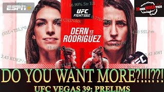 Do You Want More UFC Vegas 39 Prelims Full Breakdown [upl. by Acquah]