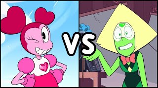 Spinel vs Peridot  BATTLE FOR CUTEST CHARACTER  Steven Universe Future [upl. by Hessler538]