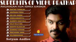 Superhits of Vidhu Prathap  Audio Jukebox  Malayalam Film Songs [upl. by Merari]