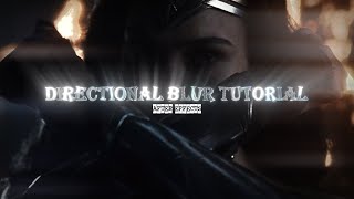 Directional Blur Tutorial  After Effects [upl. by Acima296]