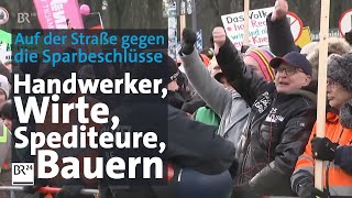 Massenproteste Solidarisierung mit den Bauern  Kontrovers  BR24 [upl. by Alaik]