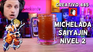 MICHELADA SAIYAJIN NIVEL 2  Receta 2 de 4  CREATIVO 445 Roberto Mtz shorts creativo michelada [upl. by Nnaeirual]