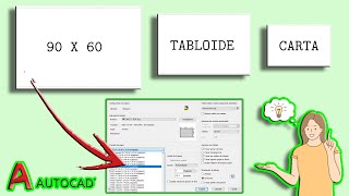 Como configurar el tamaño de presentaciones en AutoCAD [upl. by Swanhilda1]