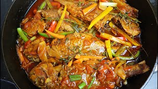 How To Make The Best Jamaican Brown Stewed Fish Step By Step Recipe  Caribbean Food [upl. by Coughlin]