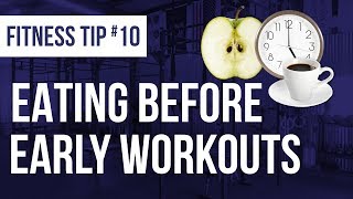 Fitness Mastery Tip 10 What To Eat Before Early Morning Workouts [upl. by Rma447]