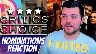 Critics Choice Awards 2024 Nominations REACTION [upl. by Felise]