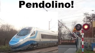 3xPendolino na Przejeździe Kolejowym na ulicy Kamiennej w Krakowie 2xRp1 [upl. by Bridwell]