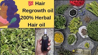 💥💯 Hair Regrowth oil and 200 Herbal Hair oil 💥 [upl. by Adniram190]