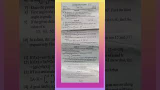 Class 9 optional maths exam question 2080  Optional Maths  Class 9 OPT Maths  EOECIS FT 2080 [upl. by Ahsilem]