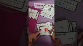 Tarjetas de palabras compuestas con apoyos visuales shorts [upl. by Dwaine]