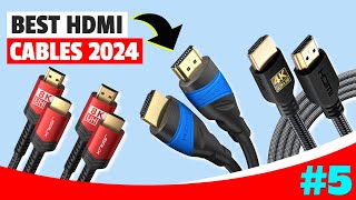 Best HDMI Cable In 2024  Top 5 HDMI Cables Review [upl. by Alta153]