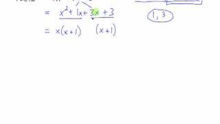 Examples Factoring Trinomials by Grouping [upl. by Apps]