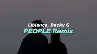 Libianca  People ft Becky G sub español  lyrics [upl. by Phillida]