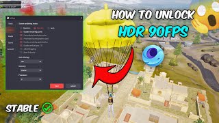 How to Unlock 90 FPS HDR in PUBG Mobile Ultimate Gameloop Settings Guide [upl. by Merow]