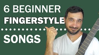 Top Fingerstyle Guitar Songs for Beginners  Learn These First [upl. by Jarrow]