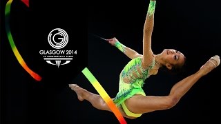 Rhythmic Gymnastics Individual AllAround  Day 2 Highlights  Part 9  Glasgow 2014 [upl. by Hevak]