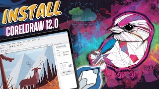 Cài đặt CorelDRAW 12  Install CorelDRAW 12  Windows 11 [upl. by Stannfield]