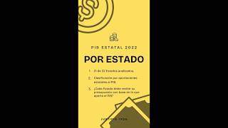 Presupuestos ESTATALES considerando el PIB  ¿Es justo y equitativo [upl. by Auria]