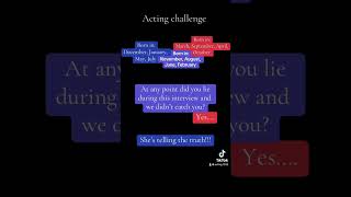 acting funny howtodothethingsyouwanttodo actingchallenge comedy donttakeyourselftooseriously [upl. by Zoubek170]