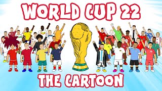 🏆WORLD CUP 22  The Whole Cartoon🏆 Messi amp Argentina win [upl. by Giustino678]