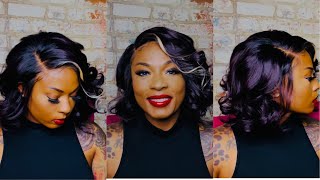 Outre Synthetic Hair Melted Hairline Deluxe Wide HD Lace Front Wig  SOVEIDA ft Wigtypes ❤️ [upl. by Senilec]