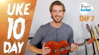 Ukulele Lesson 3  Easy Songs with 4 Simple Chords [upl. by Ajnin]