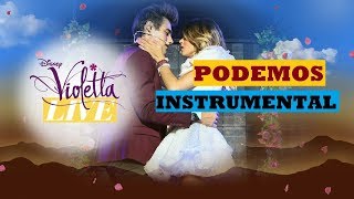 Violetta Live  PODEMOS  Karaoke Instrumental [upl. by Iadrahs]