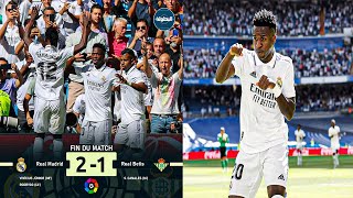 REAL MADRID 21 BETIS SEVILLE  TCHOUAMENI INCROYABLE [upl. by Mot]