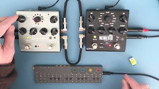 Source Audio  Nemesis Delay amp Ventris Dual Reverb together with Teenage Engineering  OPZ [upl. by Rramel486]