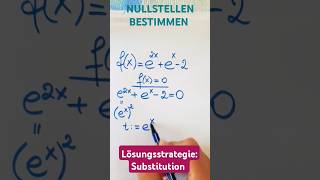 SUBSTITUTION ALS LÖSUNGSSTRATEGIE youtubeshorts maths students education [upl. by Hanni703]