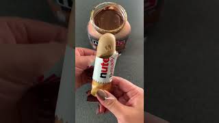 Nutella Dipping in Nutella 🥰 [upl. by Nylynnej]