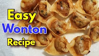 Wonton RecipeEasy Homemade Wonton Bangla Chicken Wonton RecipeSnacks Recipe bdIftar Recipe [upl. by Yrellih]