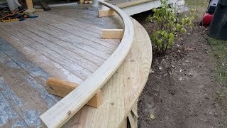 How to Make a Curved Railing No Steam Required [upl. by O'Reilly]