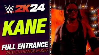 KANE WWE 2K24 ENTRANCE  WWE2K24 KANE ENTRANCE THEME [upl. by Drape]