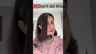 EASY HAISTYLEStyling bangs hairtutorial howto curtainbangtutorial [upl. by Hatti]