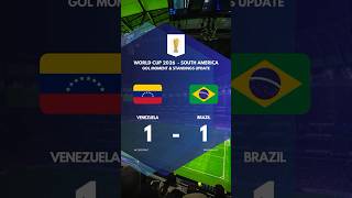 Highlight amp Goal Moment Venezuela 11 Brazil  World Cup South America Qualifier [upl. by Nennerb]