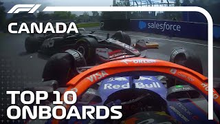 Albon’s Thrilling Double Overtake And The Top 10 Onboards  2024 Canadian Grand Prix  Qatar Airways [upl. by Ozan]