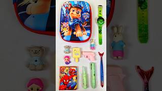 Fancy😍Pen Sharpener Eraser Pencil Box Diary Watch asmr stationery craft [upl. by Nreval]