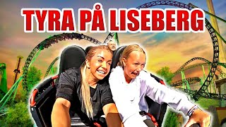 PÅ LISEBERG MED TYRA BLIR HELT DRÄNKTA I KARUSELLEN [upl. by Eidob]