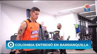 COLOMBIA ENTRENÓ EN BARRANQUILLA [upl. by Atteynot989]