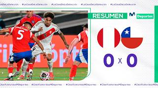 PERÚ vs CHILE 00 RESUMEN DEL EMPATE EN EL MONUMENTAL  FECHA 11  CLASIFICATORIAS 2026 🇵🇪⚽🇨🇱 [upl. by Violeta]