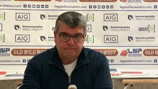 Coach Ramagli al termine di Benacquista Assicurazioni Latina  Tezenis Verona [upl. by Ralston]