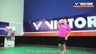 Badminton specific training 1  Clears [upl. by Ianaj]