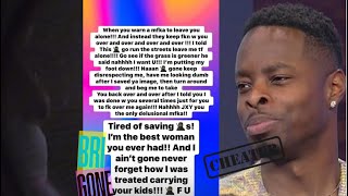 BRIANA CATCHES JOHNELL YOUNG CHEATING amp more DV allegations 😩 [upl. by Ydarg927]